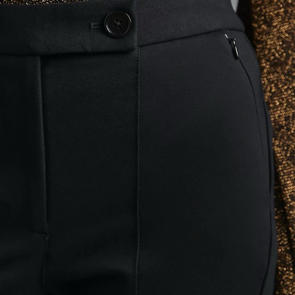 Anthropologie Maeve Ankle Zip Pants Black Size 10 Career Office - Picture 4 of 16